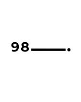 No.98 Beauty Logo No.98 Beauty Logo