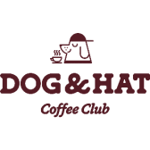 Dog and Hat Coffee Subscriptions Logo Dog and Hat Coffee Subscriptions Logo