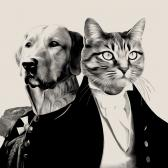 Purr and Mutt Logo Purr and Mutt Logo